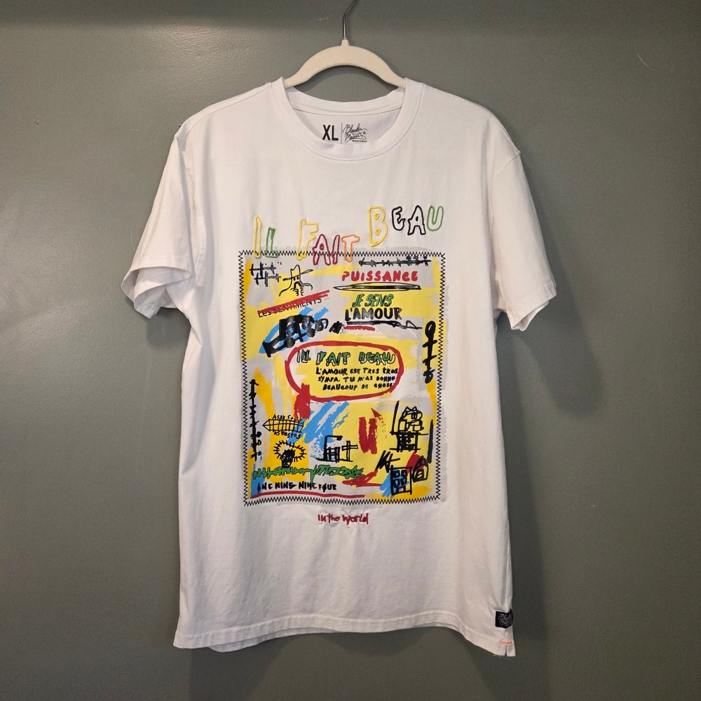Bleecker & Mercer Graphic T-Shirt, Men's‎ Size XL, Art Print Streetwear